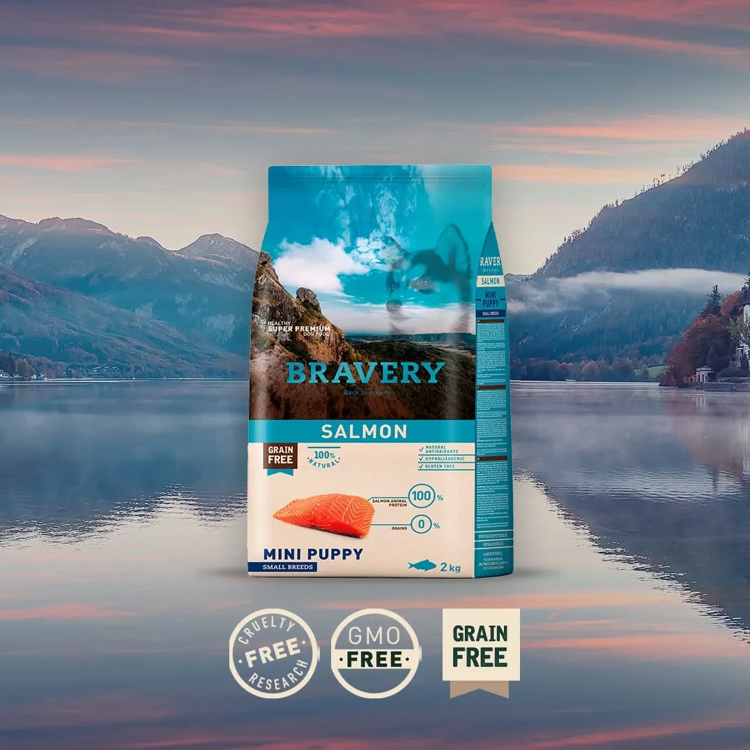 BRAVERY SALMON MINI PUPPY SMALL BREEDS