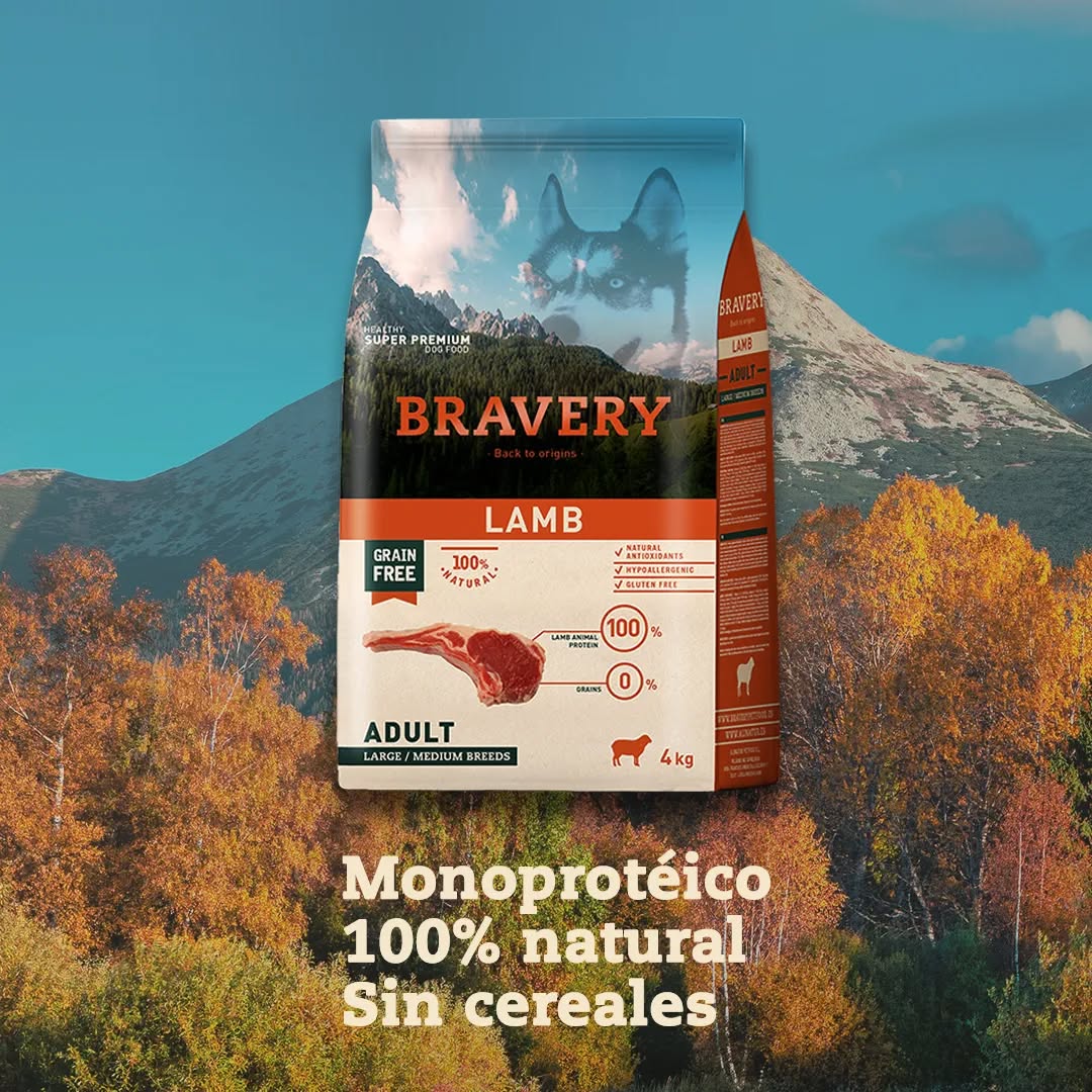 BRAVERY LAMB ADULT LARGE/MEDIUM BREEDS