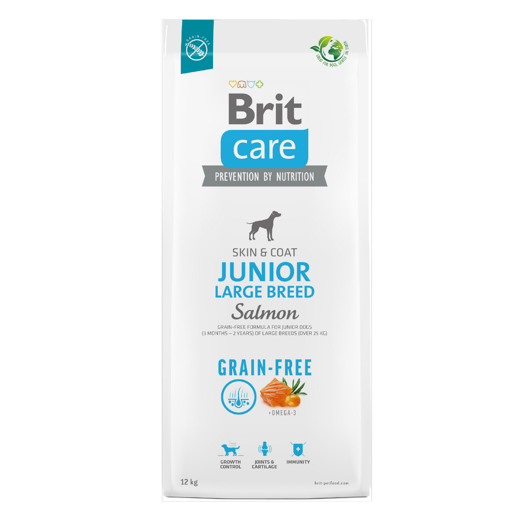 BRIT CARE JUNIOR LARGE BREED SALMÓN