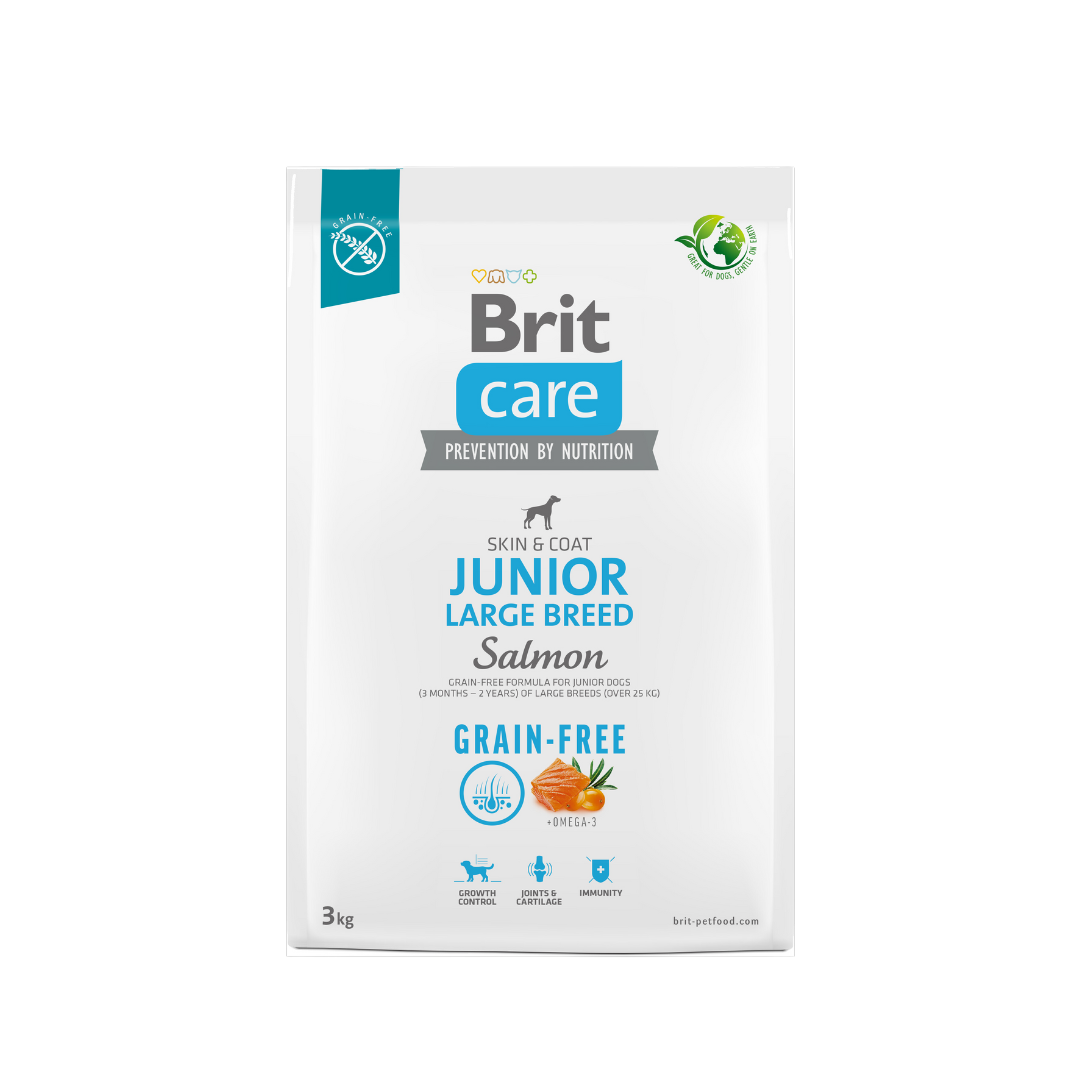 BRIT CARE JUNIOR LARGE BREED SALMÓN