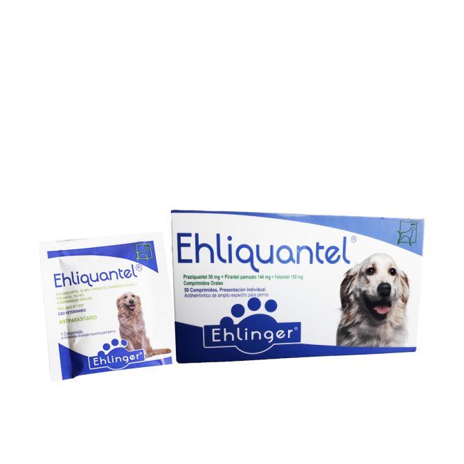 Ehliquantel Antiparasitario para Perros (1 Comprimido)