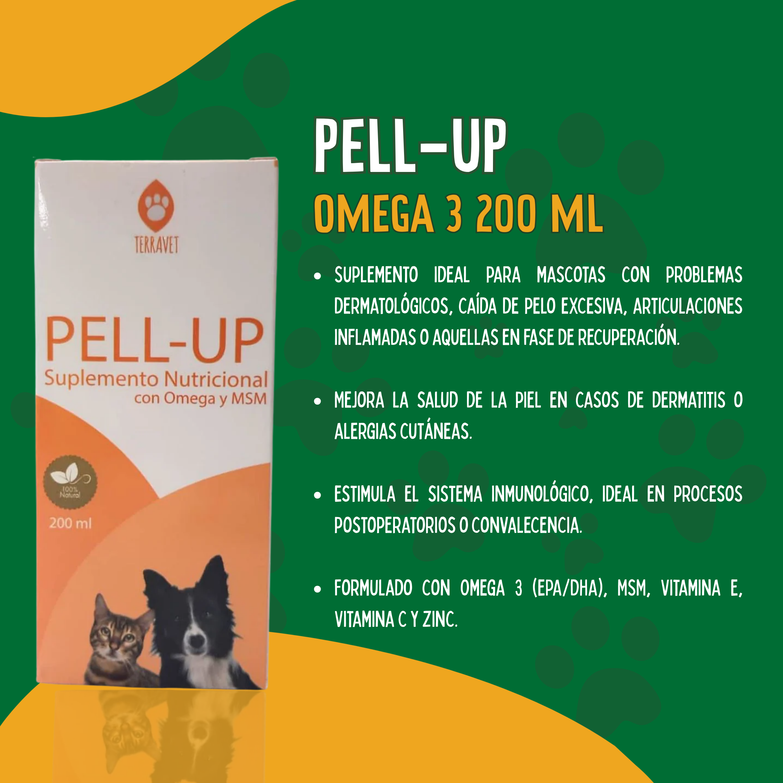 PELL-UP - Suplemento Nutricional con Omega 3