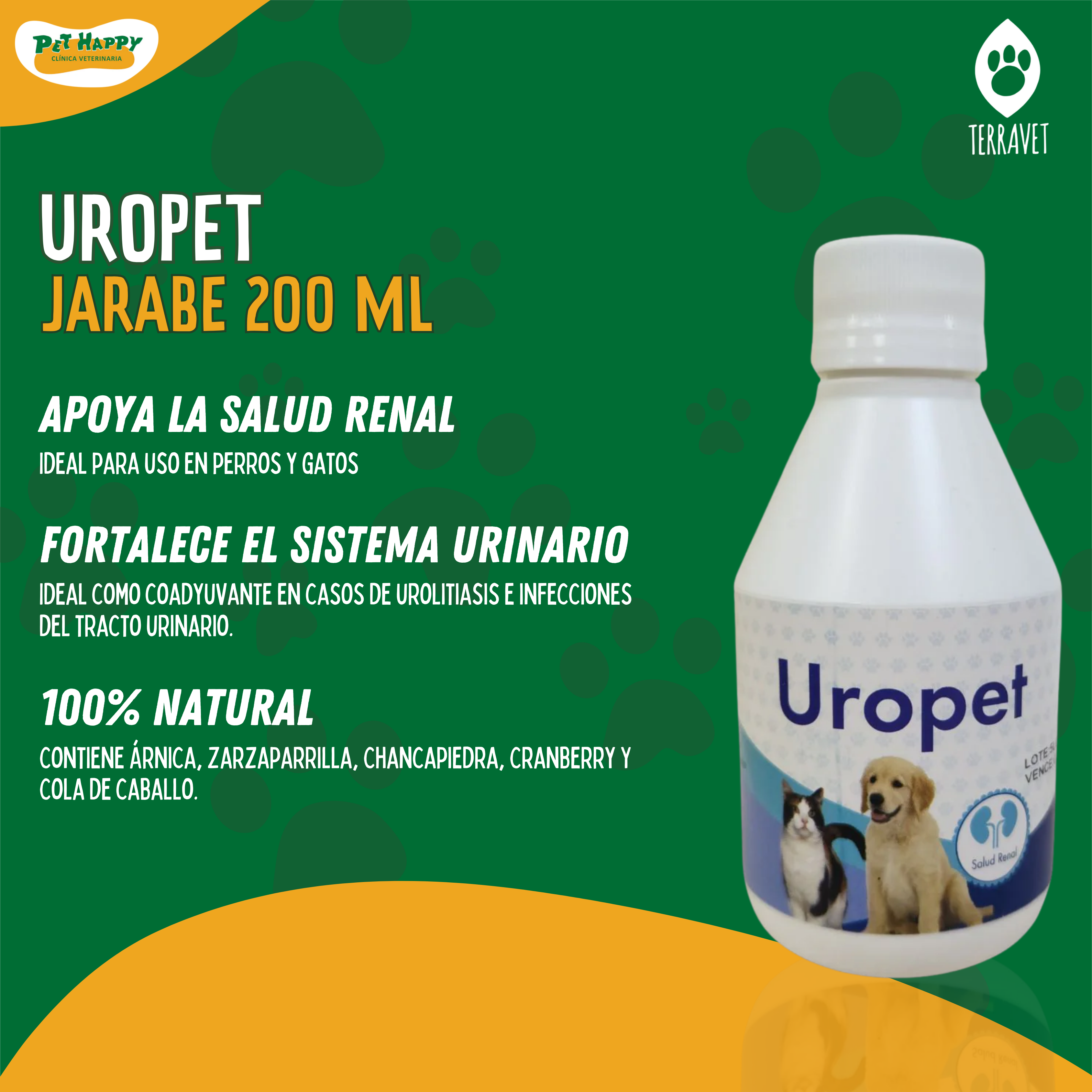 UROPET: Suplemento para el Sistema Renal y Urinario