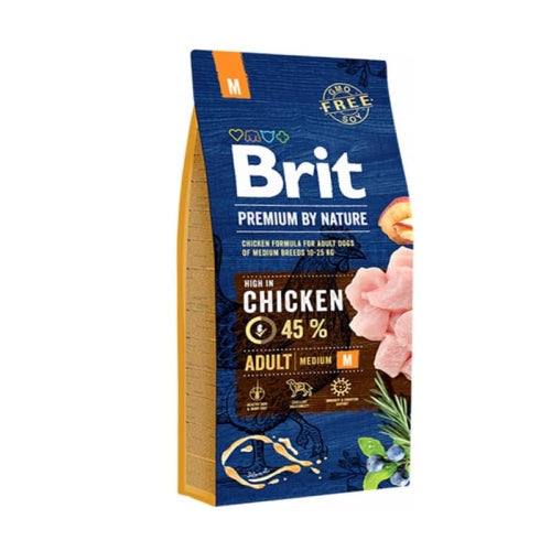 Alimento indicado para perros adultos de razas medianas (10-25 kg).