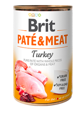 Brit Care Paté Turkey con 70% carne real de pavo y pollo