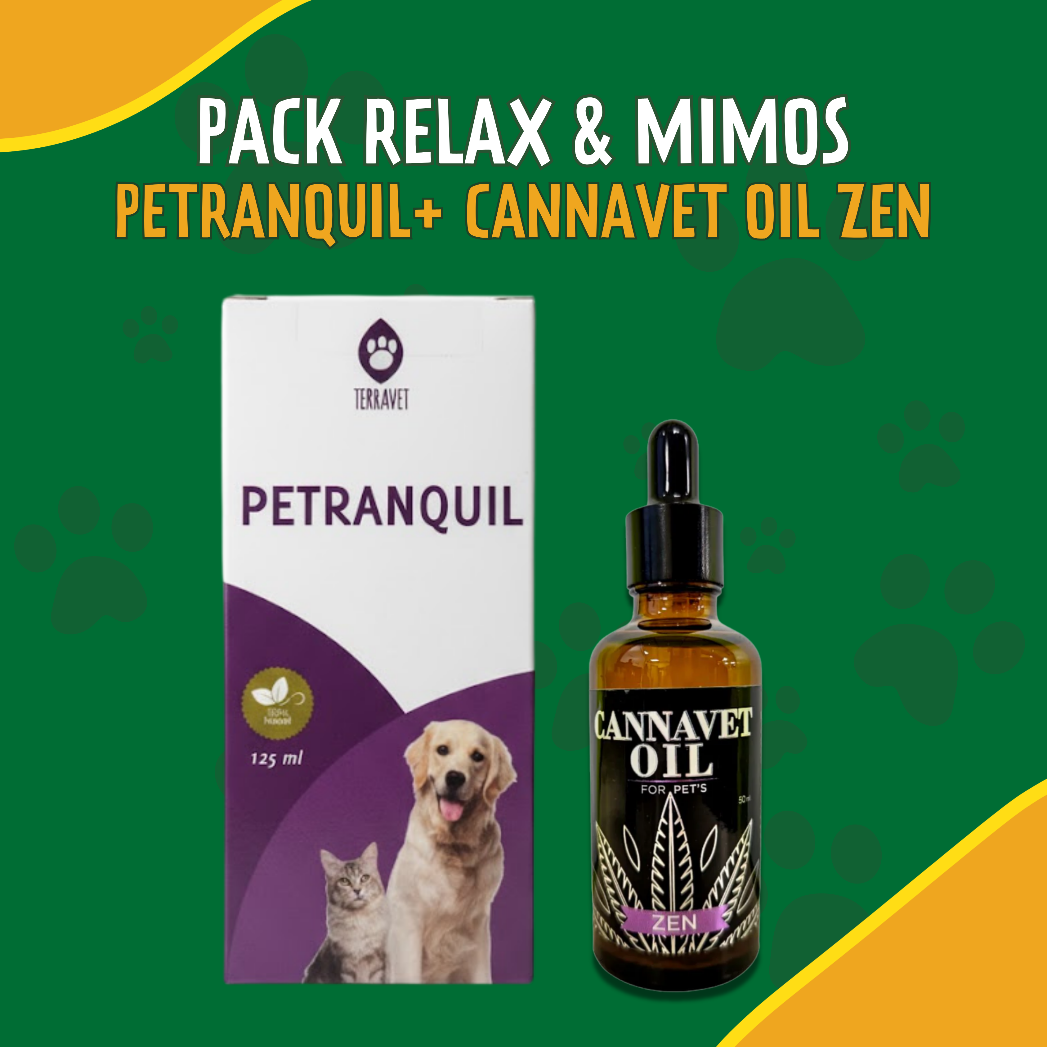 PACK RELAX & MIMOS: Calma Natural Para Mascotas