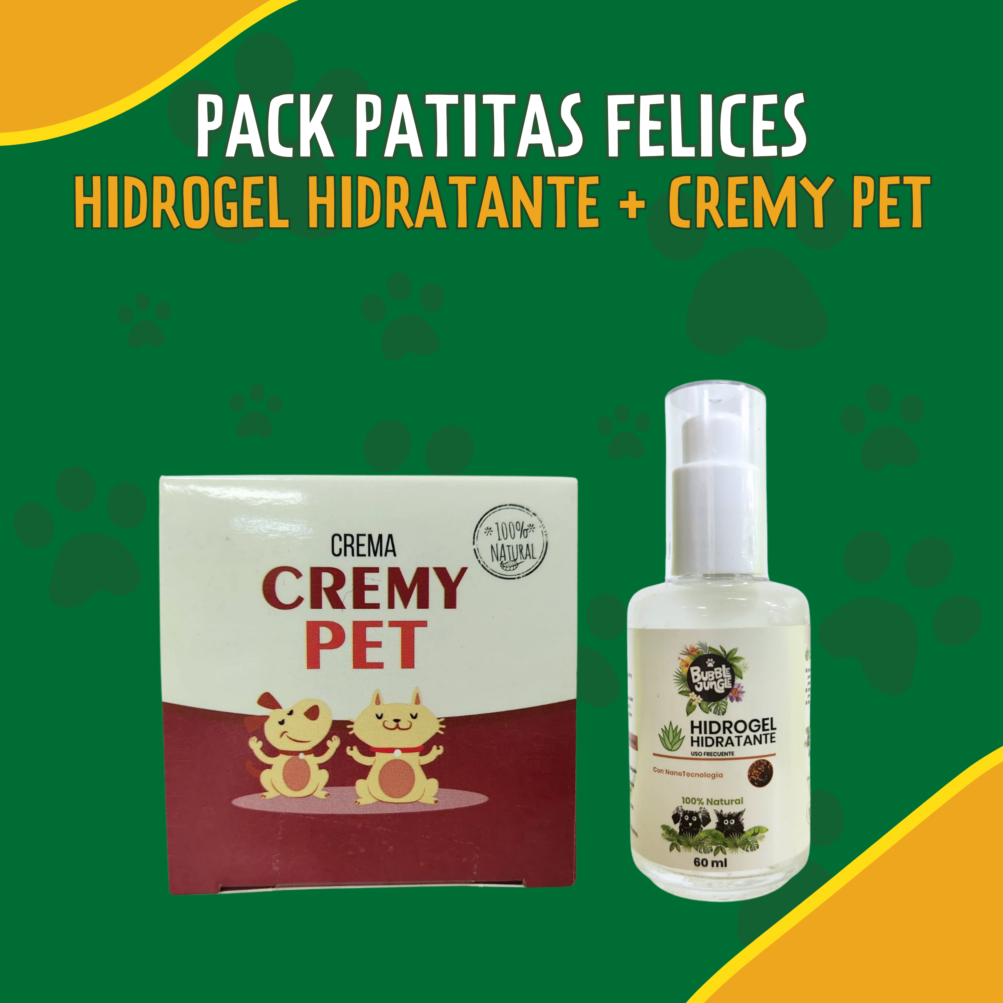 PACK PATITAS FELICES: Hidratación para almohadillas de mascotas