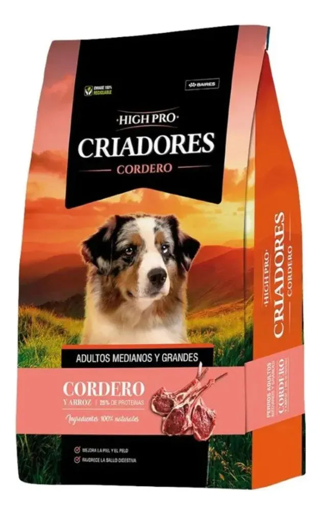 CRIADORES HIGH PRO ADULTO CORDERO