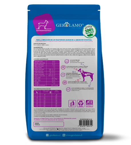 Tabla nutritiva con omega 3 y prebióticos Gerolamo